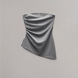 NWT rag & bone Irina Strapless Ponte Top